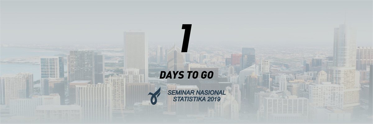 1 hari lagi Seminar Nasional Statistika 2019. Jangan lewatkan acara kami! 😊

Jangan lupa mampir ke sosmed kami ya!
Line : @pog1364a
Instagram : @semnastatugm
Twitter : @semnastatugm
Facebook : facebook.com/semnastatUGM
Web : semnastat.ugm.ac.id
Email : semnastat@ugm.ac.id