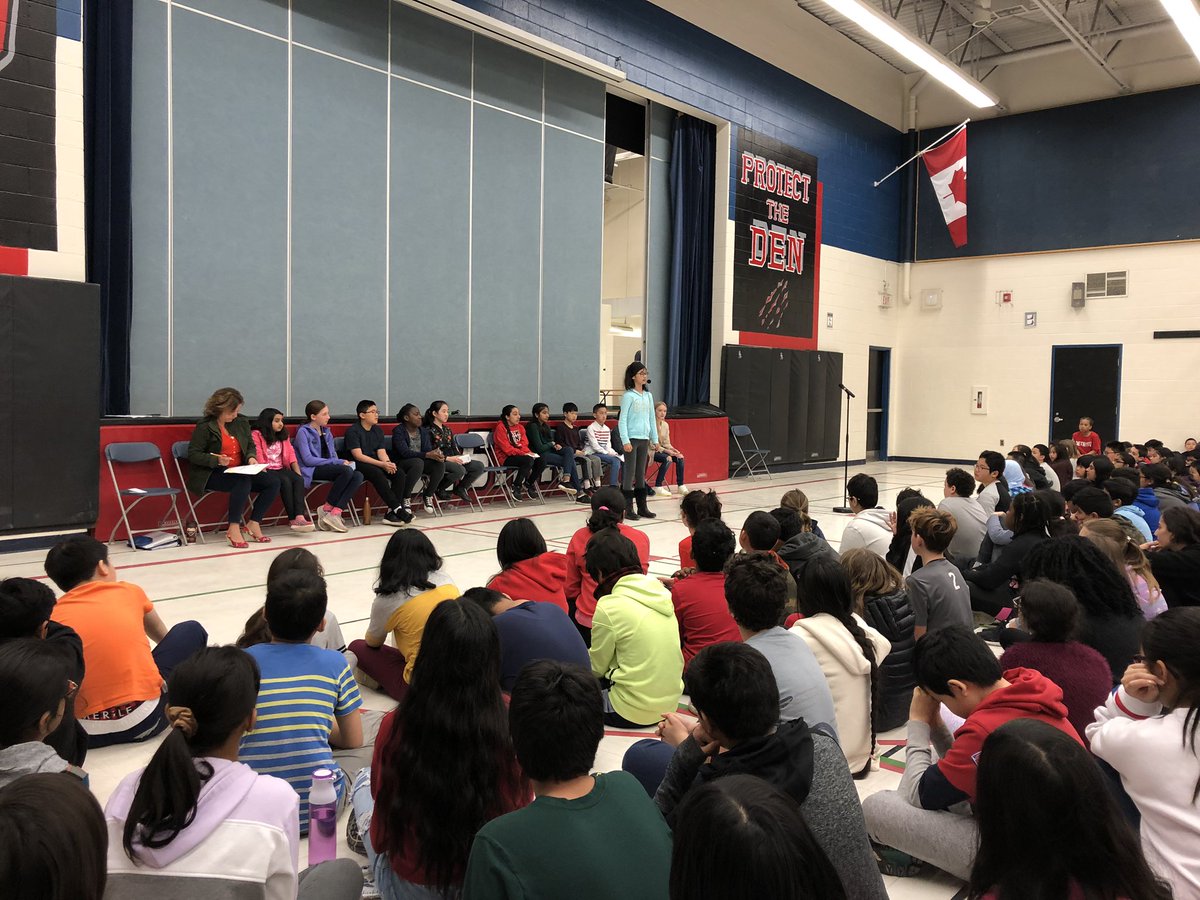 Miss_Pennycook's tweet photo. Huge congratulations to all Grade 6 participants in today’s speech competition! Special shout out to this student from 611 for her persuasive speech and thoughts regarding animal captivity.  #tsmspride https://t.co/g5L6e43Fpl