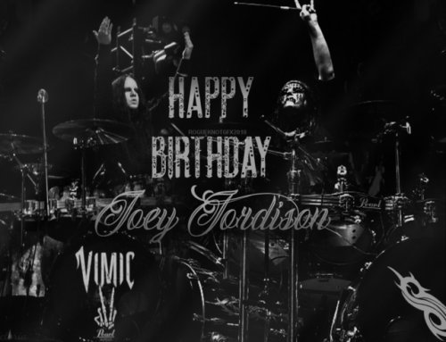 Happy birthday Joey Jordison!!! thank you for the talent and dedication!!! 