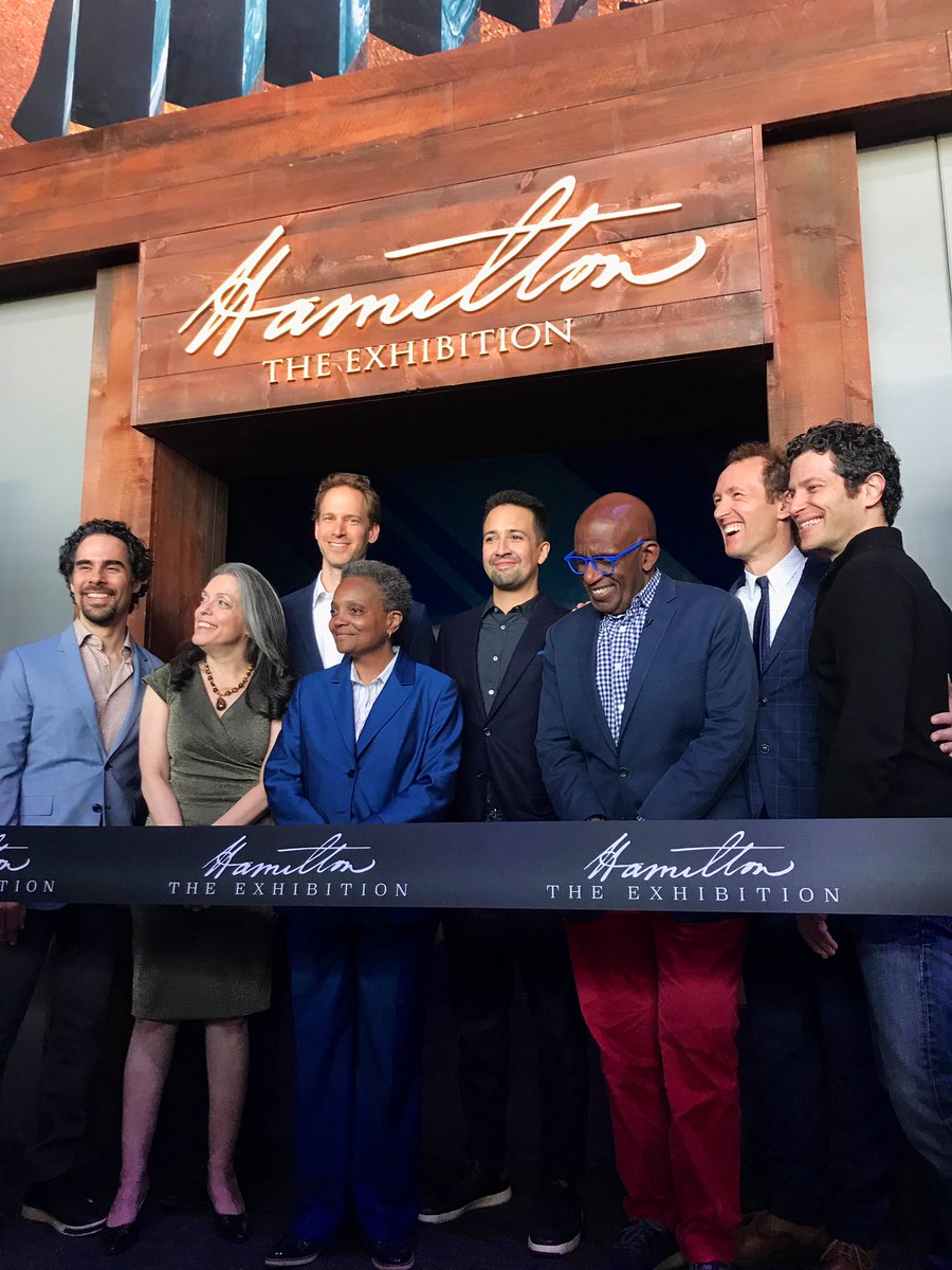 HamExhibition's tweet image. We’ll tell the story of tonight! The official ribbon cutting ceremony in Chicago. #HamEx
