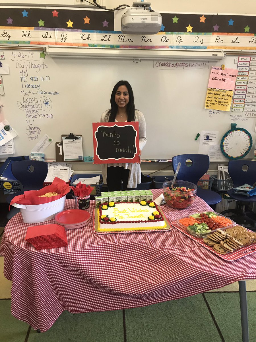Ms_SJamal's tweet photo. It was such a pleasure teaching an amazing group of students with a wonderful and inspirational teacher, @CrankshawMolly. Thank you for your kindness and wisdom and for spreading your love and joy for teaching. I will miss you all very much!! @A2schools https://t.co/keDl1zj3hp