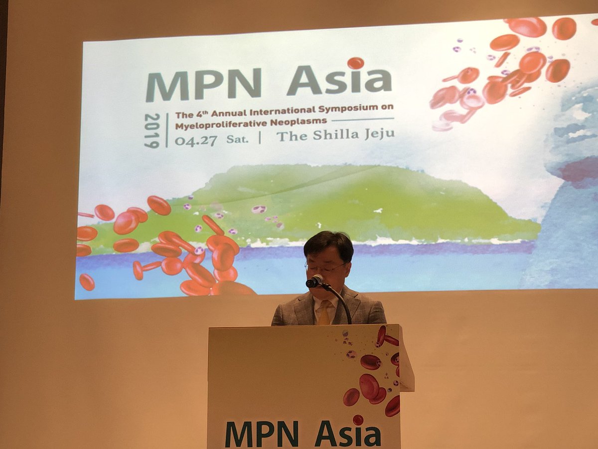 Honored to give the first talk at 4th MPN Asia meeting in Korea about treatment goals in #MPNSM and looking forward for great talks and discussion with outstanding faculty @mpdrc #RichardSilver #SergeVerstovsek @KomatsuNorioLab #RobertKralovics