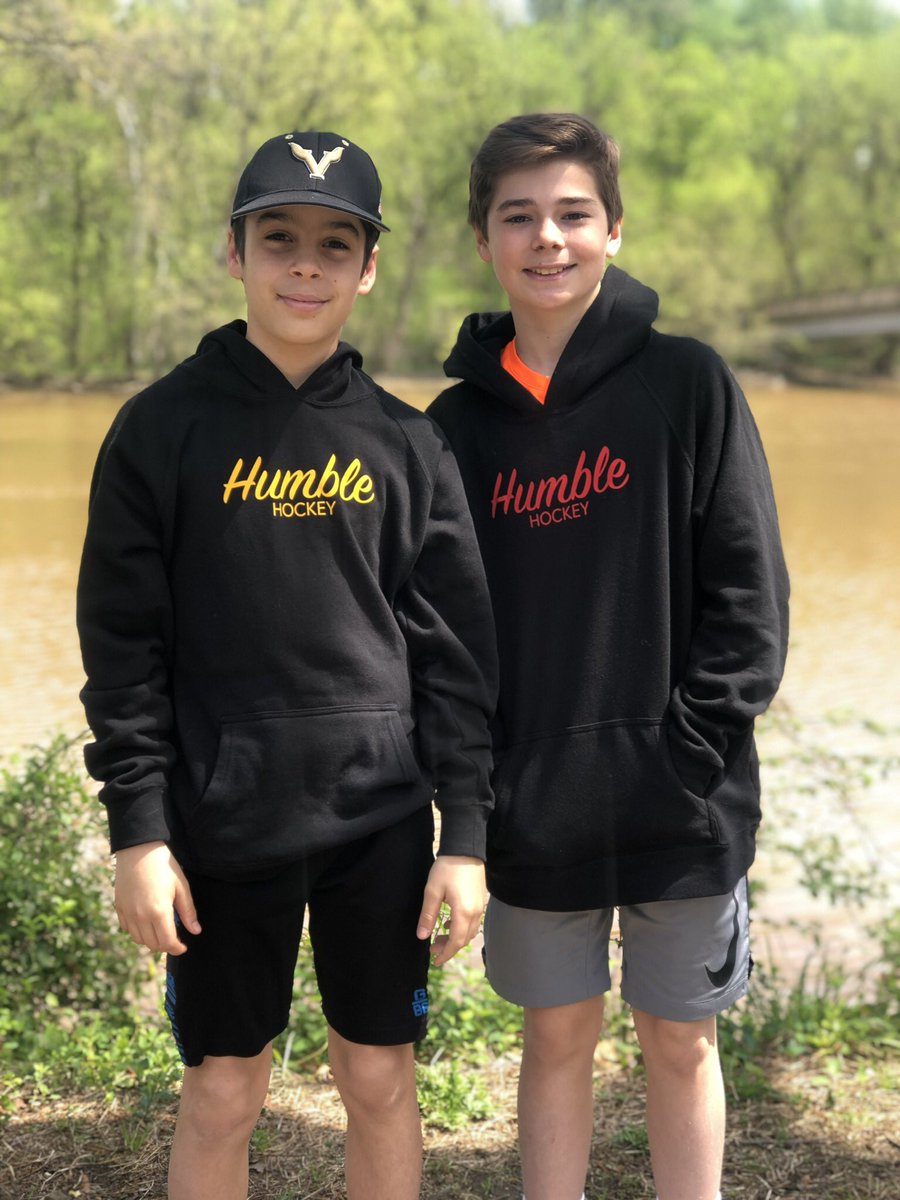 rmsimeone5's tweet photo. @HumbleHockey not only is your mission and messaging a huge hit in our family but the quality of your clothing is too!! We’ll be back for more!!  Thank you. https://t.co/Z73lMlamdU