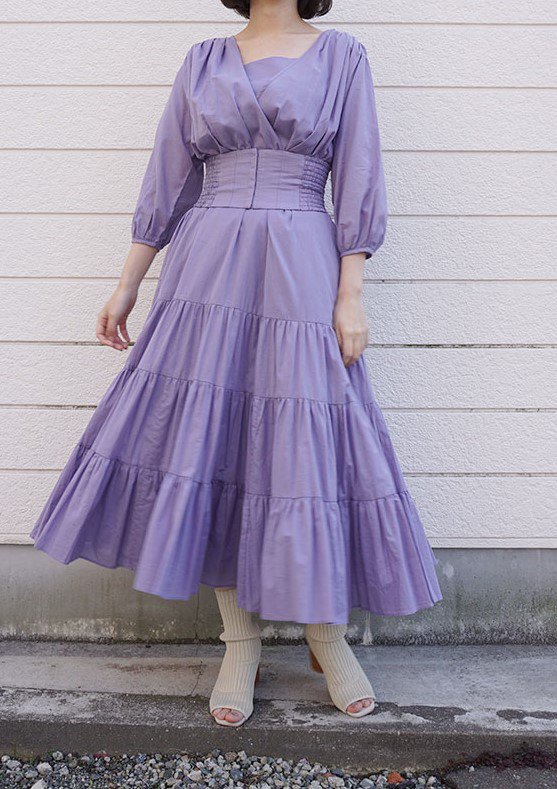 ট ইট র Select Shop Double Heart Snidel カシュクールコットンワンピース カシュクールが女性らしいワンピースは ギャザーたっぷりでリラックス感を演出 ラフなシルエットがラフなシルエットはリゾートな雰囲気をイメージさせてくれます Snidel