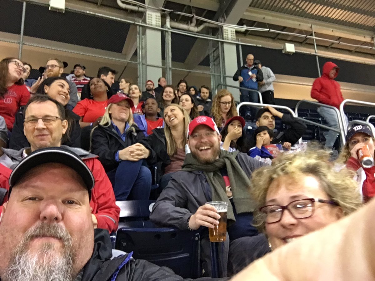 Hybla Valley Staff enjoying the Nat’s!