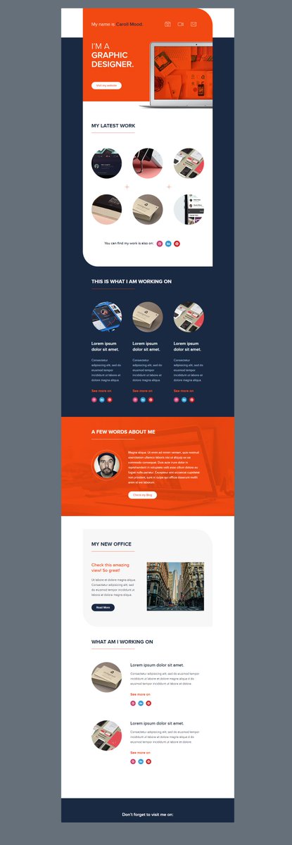 HasemSoudagor's tweet image. EMAIL MARKETING IS A POPULAR MARKETING METHODS. YOU MUST HAVE EMAIL TEMPLATE FOR EMAIL MARKETING.

I WILL CREATE MailChimp EMAIL TEMPLATE FOR $5DOLLAR
bit.ly/2VuOiST
#MailChimpform  #aweber #EmailTemplate #digitalMarketing   #Integration #MUNMCI