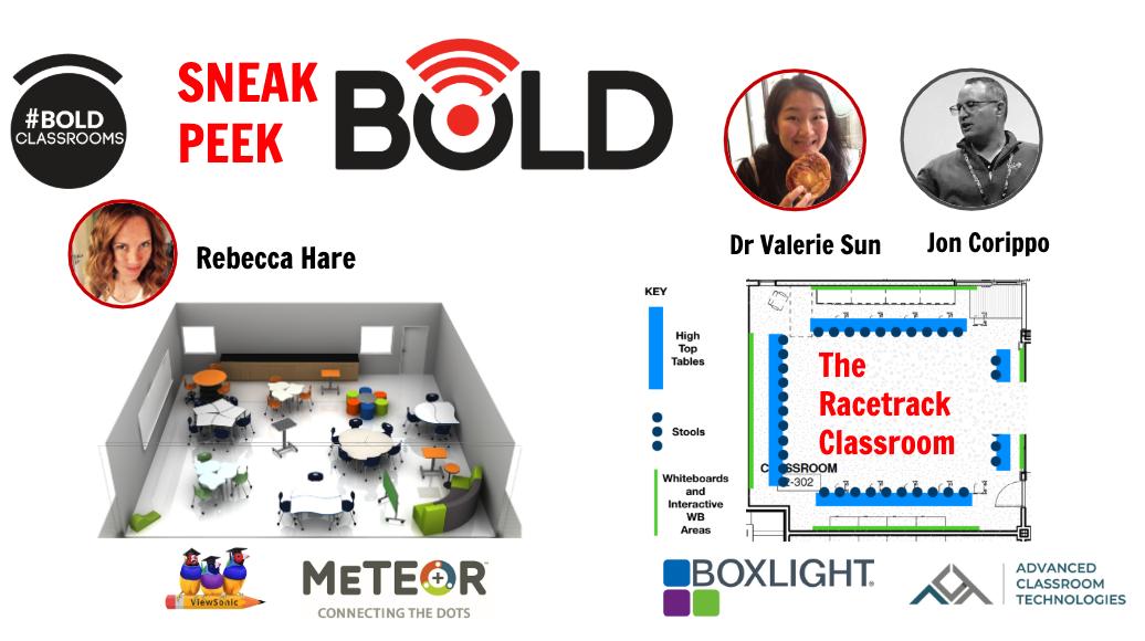 joincalie's tweet photo. First look at the #CUEBOLD 2019 Classrooms! @RLH_DesignED + @mllevalsunshine + @jcorippo are going to blow you away with ideas, @suptchurchill! Thanks to @boxlightinc @debdotson @Balanceboxuk @ViewSonicEDU_US @meteoreducation #WeAreCUE  #design #classrooms https://t.co/u8TrOnjyVe https://t.co/SdAKWZjxy9