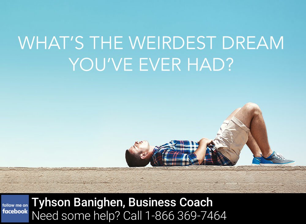wellnessshow1's tweet photo. What’s the weirdest #dream you’ve ever had? https://t.co/3rzRcjSe18