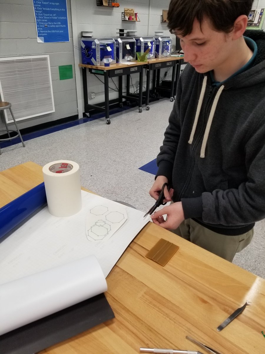 SDMS_VWeLab's tweet image. Graphic design with geometric transformations using @Desmos 
I love all the different designs and executions of their products. We had magnets, wood engravings, 3D pop out designs.. so much creativity! 
I will have to post some final products Monday! 
@VWeLabs 
@PEFinnovation