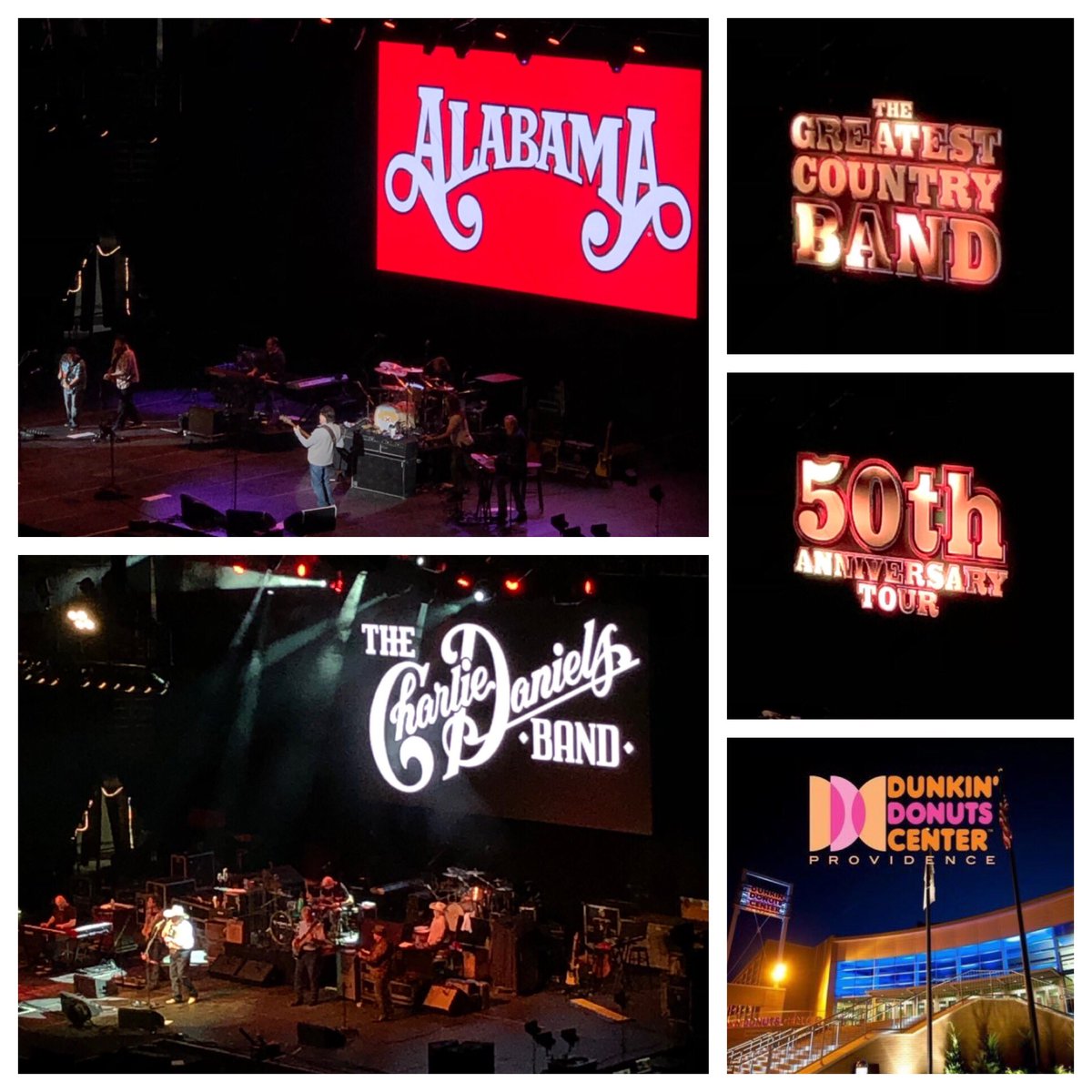 Great night with friends in a suite enjoying <a href="/thecharliedani2/">thecharliedanielsband</a> <a href="/TheAlabamaBand/">ALABAMA</a> for Alabama’s 50th Anniversary Tour!  You should be here, great night.  Grab some friends, call John Savoia @pseagency  savoia@pseagency.com  and this could be you! Thanks all!  #CentralRIChamberMember