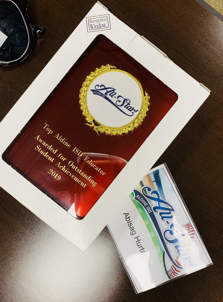 MsAHurtado_ELA's tweet image. What an honor to have been recognized by our Superintendent with this award. Never did I think that in just my 3 years of teaching I would receive such rank. God has blessed me with beyond of what I deserve. ALL FOR MY KIDDOS✨

*AND on top of this I received two Astros tickets😬