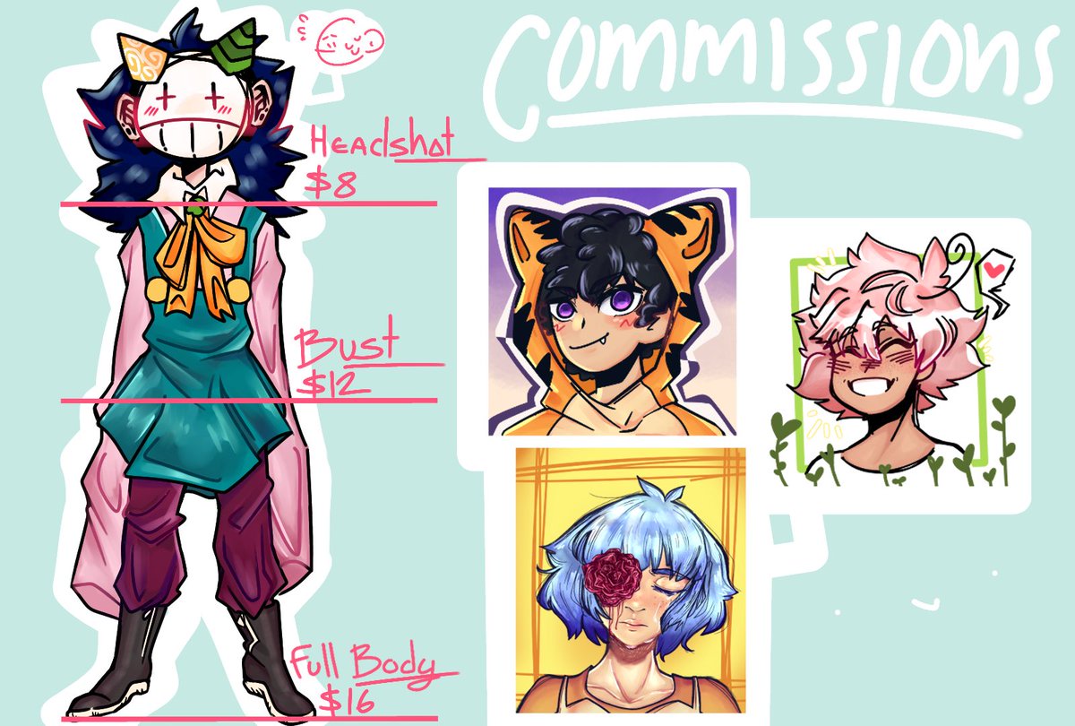 meiiqq's tweet photo. Commissions
⭐️ PayPal only (USD)
⭐️ RTs and Likes appreciated!
⭐️ DM to purchase

Thanks for the support! https://t.co/jIiTr3lSpu