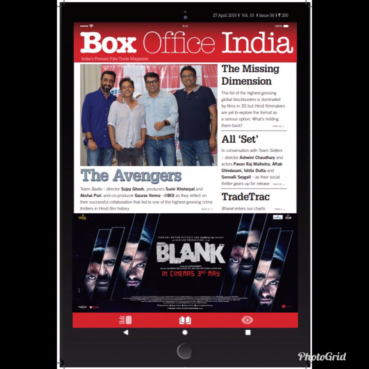 Here's the cover of our this week's issue of Box Office India Magazine. #BOI