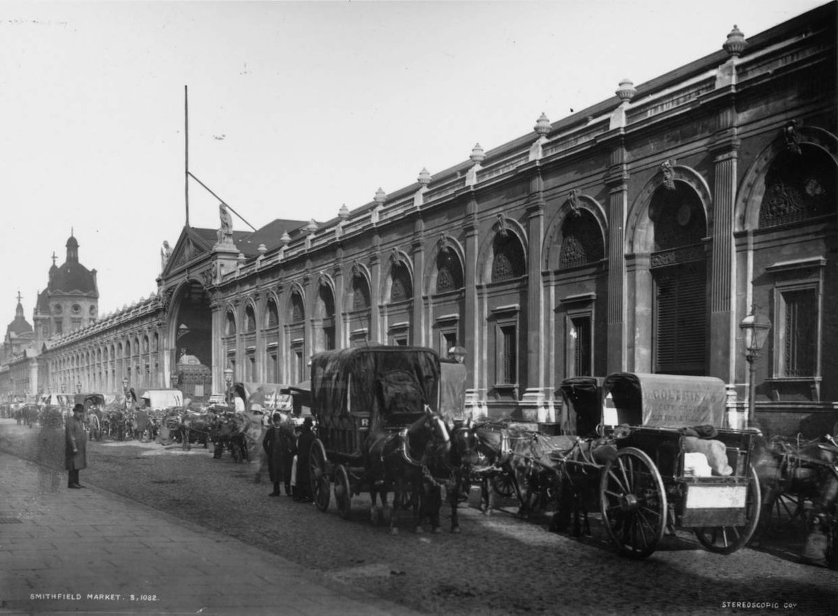 Heritage1st's tweet photo. The historic Smithfield Market is set to leave central London after more than 800 years of trading https://t.co/30fMbwcytT https://t.co/62Z3N6BE6X