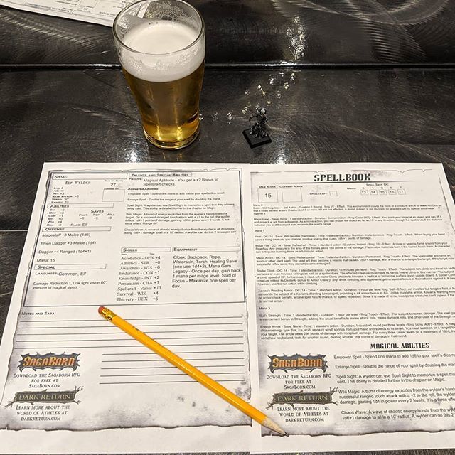 ALAshbaugh's tweet image. Friday night!!! #JordanCon #Nerdcraft #RPG #RolePlayingGames #Sagaborn bit.ly/2vlnGoL