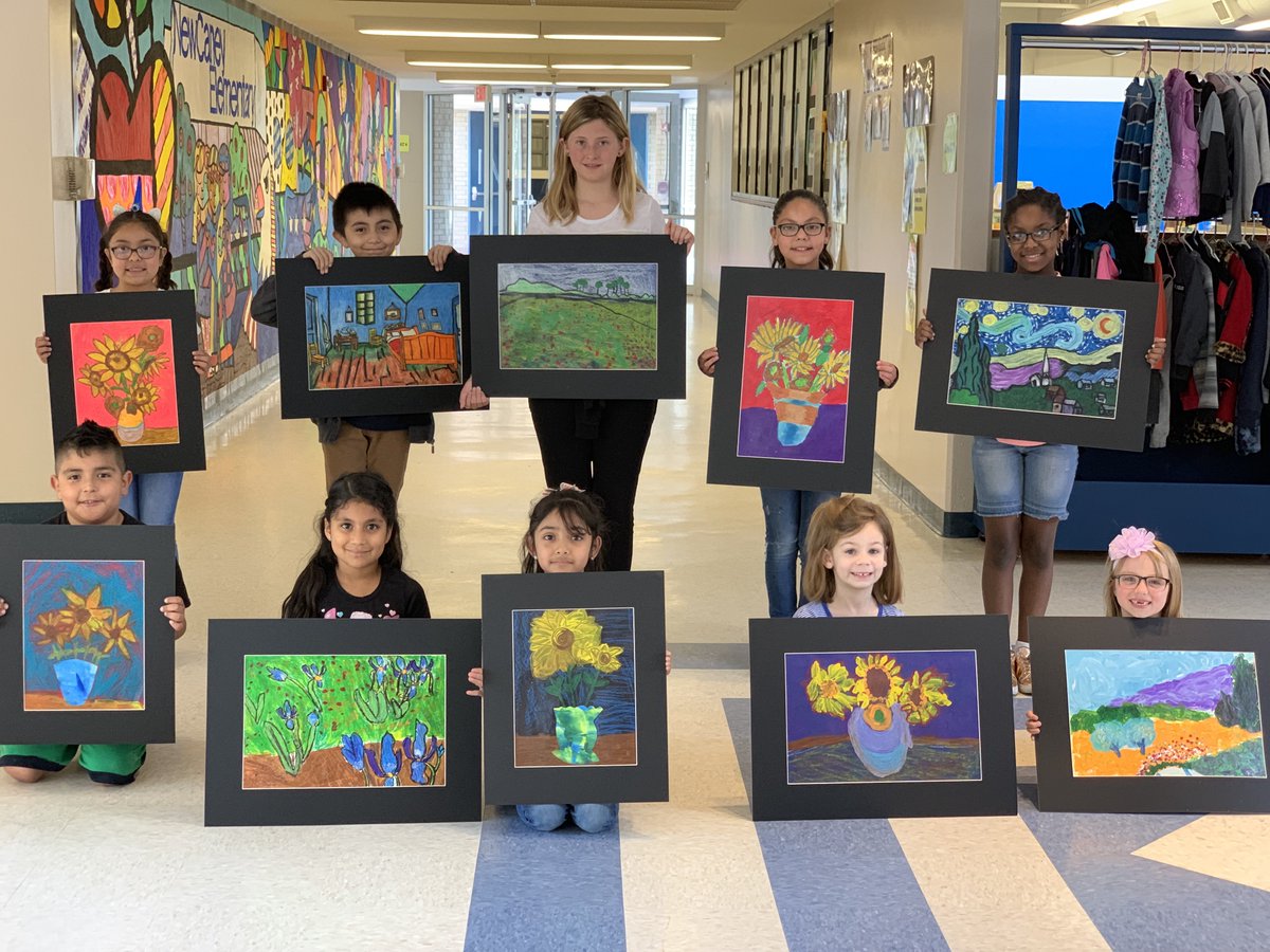 Our amazing artists at NCE have been learning all about Vincent Van Gogh and are so excited to share their beautiful artwork! 

Come show your support at our annual Fine Arts Festival, tomorrow, April 27th, at Porter High School from 9:00 - 3:00pm!
#NCErocks #FineArts