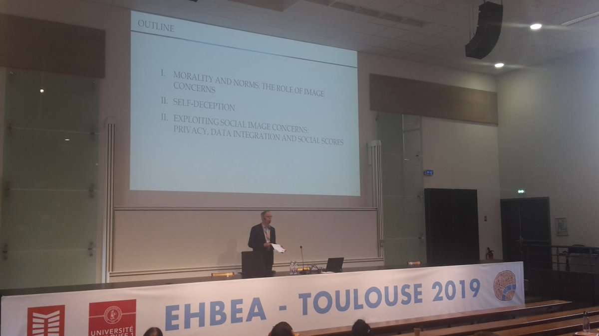 GGrimalda's tweet photo. Intrinsic #motivations,#SocialImage,#Conformity with #SocialNorms,#SelfSignalling are different triggers of #Prosocial #human #behavior-@JeanTirole #EHBEA2019.Many times #generosity has a self-interested root but #material #incentives can backfire.#Economics #models #Morality https://t.co/SB8GtUB8Jo