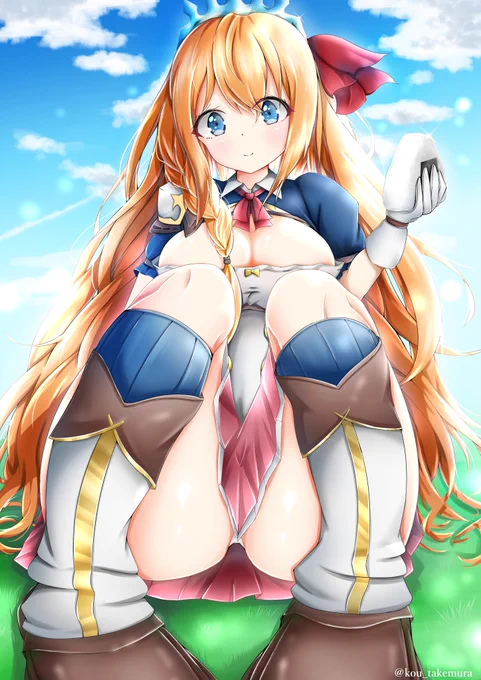 #プリコネR 
ぺコリーヌ…!!太もも…!!大好き…!! 