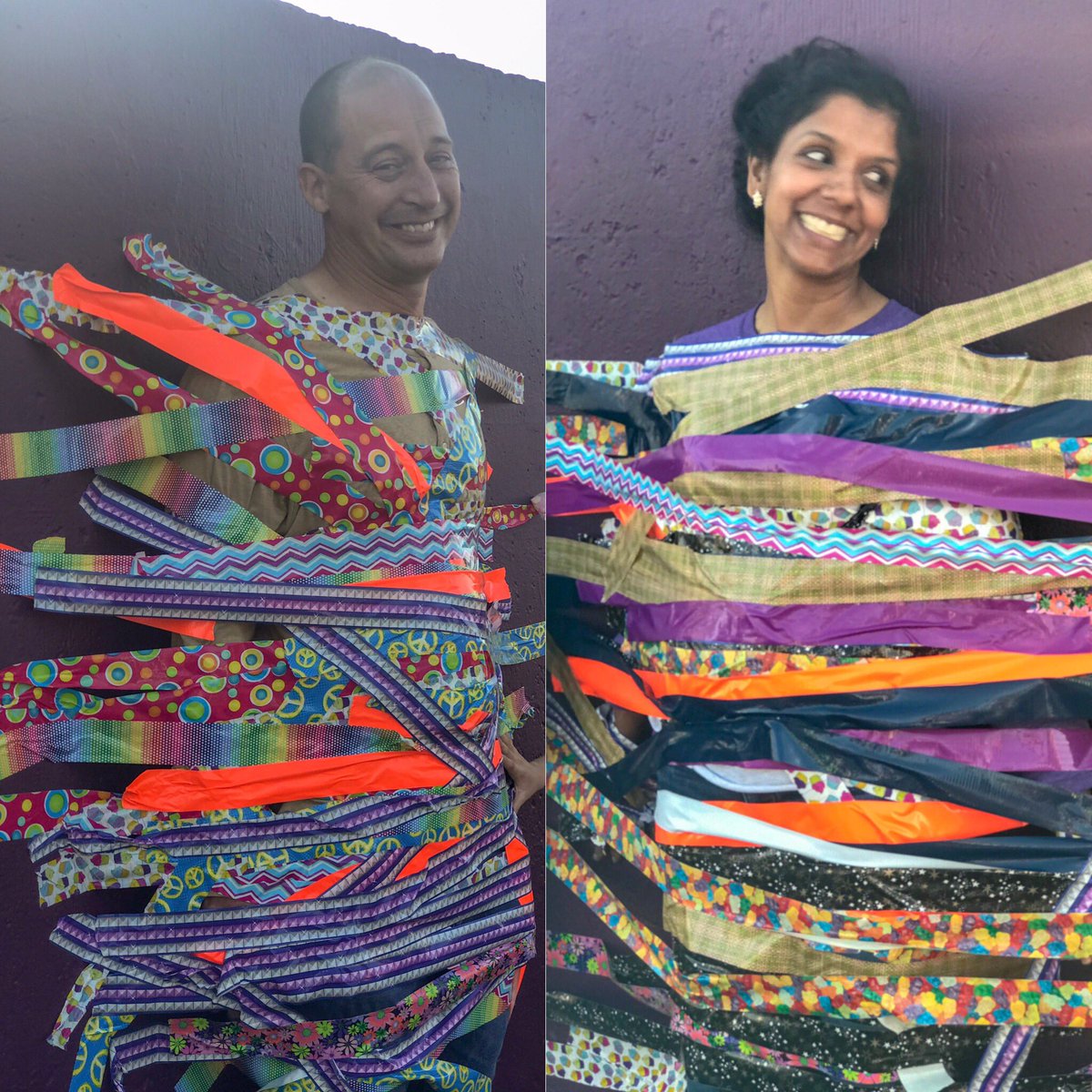 lietzhsc's tweet photo. The Carnival and Silent Auction were a blast! Huge thanks to our coordinator, parent and student volunteers, and staff who (as you can see) would do *anything* to support our community. #lietzpride #usdlearns @LietzPrincipal @KoldaUSD https://t.co/i3Ng8fo70W