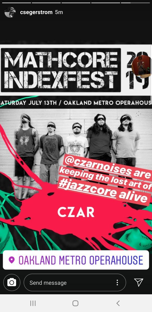 DoctorWonser's tweet image. #mathcore #AvengersEndgame
#mathcoreindex #mathcoreindexfest #falsegrind #jazzcore #lifeisnowaytotreatananimal #linwttaa #LadyGaga #twinpeaks #floridaman #tacoma #whiskeyandwires #topknotfest #Oakland #synth #synthpunk #noiserock #Announcement #livemusic
czar.bandcamp.com/album/life-is-…