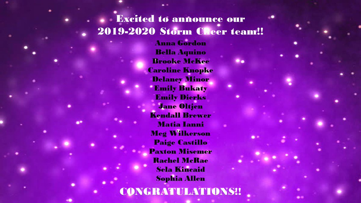 NDS Storm Cheer tweet media