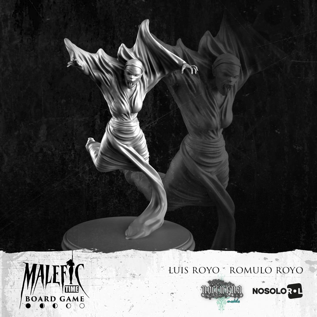 NosolorolWorld's tweet image. 🌑🌒🌓🌔🌕
Throughout the generations, All the legends agree in describing the #Yokay as unpredictable. It is said that they feed on human soul to survive or for simple fun.

#MaleficTime #MaleficTimeBoardGame #MaleficTimeBG #LuisRoyo #RomuloRoyo #NocturnaModels #Nosolorol