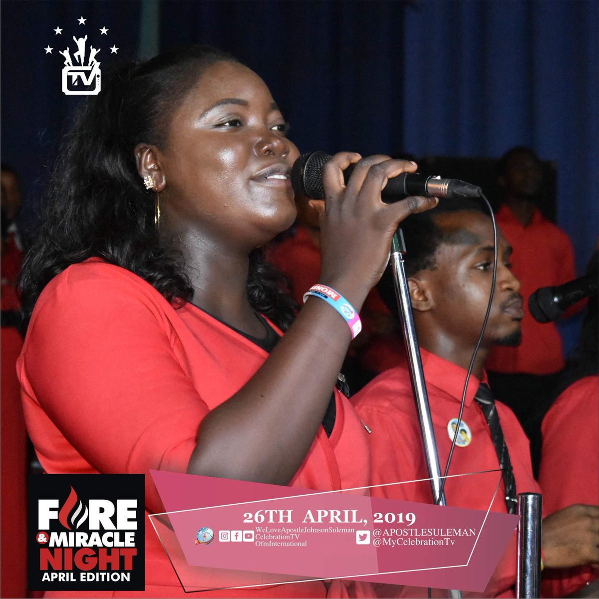 ofmhamburg's tweet photo. >>Choir Ministration...

#April_FireAndMiracleNight
#WithApostleJohnsonSuleman
#OFMHQ
#CelebrationTV
#26th_April_2019. https://t.co/QpMZtA6dV8