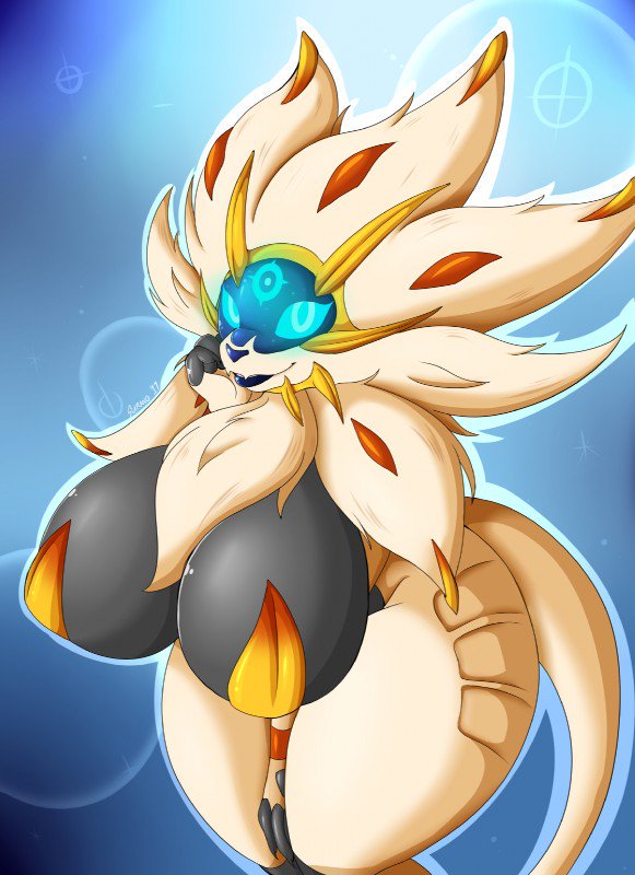 Alolan_Suns's tweet photo. "Hey Everyone, If all of you are wondering, the golden leaves I wear, are like a bra~ See?~" https://t.co/6d88rfNK9p