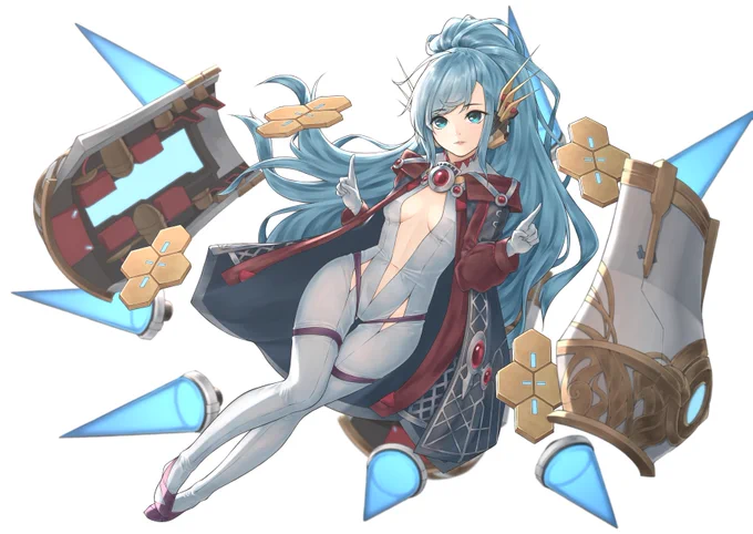 【ファンアート】パズドラより極醒の衛瓶神・シェアト 
