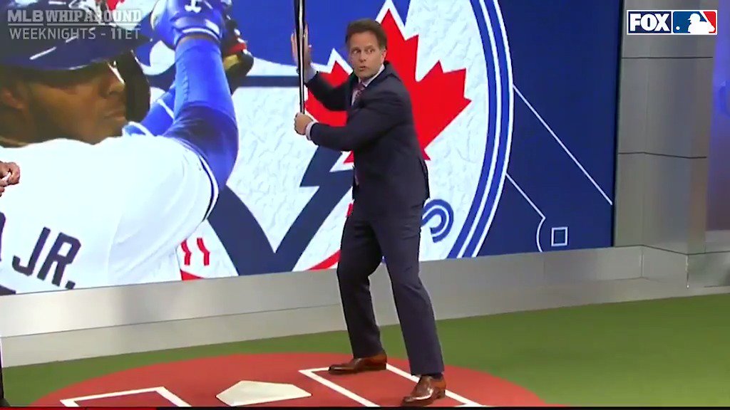 FOX Sports: MLB on X: Vladimir Guerrero Jr., the No. 1 prospect in  baseball, has made it to The Show Eric Karros breaks down the swing of the  new @BlueJays star to