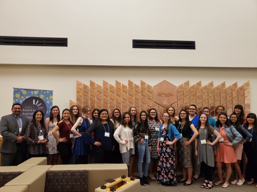 Very honored today to receive recognition for the efforts of the computer science program at STHS, my students, and myself through <a href="/NCWITAIC/">NCWITAIC</a> and <a href="/YWiC_NMSU/">YWiC</a> . It's the small things that go a long way in this profession.  Thank you!! <a href="/STHSWarriors/">Santa Teresa High School</a> <a href="/GadsdenISD_NM/">Gadsden ISD</a> <a href="/STHSAdmin/">Santa Teresa HS Administration</a>