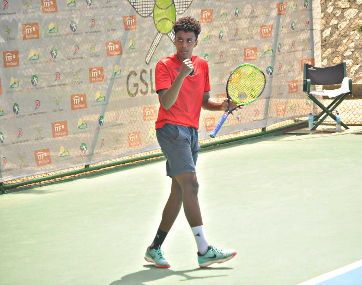 ntf_tennis's tweet photo. It's the semifinal day at the GSL Open in Abuja today!
Simon #Yitbarek confronts Tom #Jomby, while Dan #Added faces Niels #Lootsma.
Preview & OoP > https://t.co/77qO86xEdU https://t.co/hd3cdRAjOr