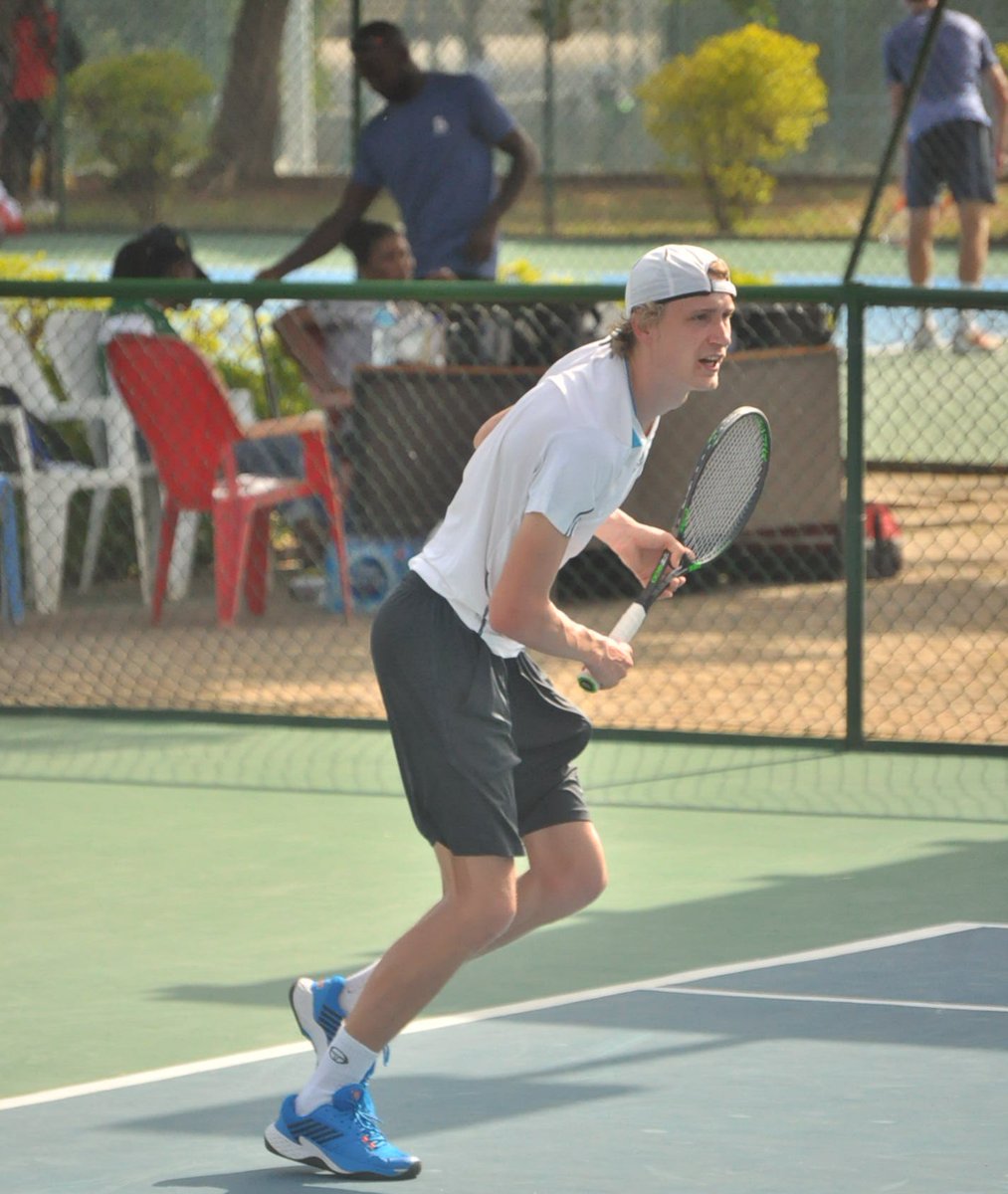 ntf_tennis's tweet photo. It's the semifinal day at the GSL Open in Abuja today!
Simon #Yitbarek confronts Tom #Jomby, while Dan #Added faces Niels #Lootsma.
Preview & OoP > https://t.co/77qO86xEdU https://t.co/hd3cdRAjOr