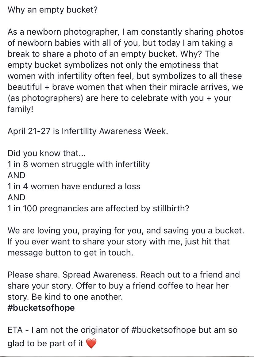 Saw these on fb and really wanted to share on here. 💛 #InfertilityAwarenessWeek