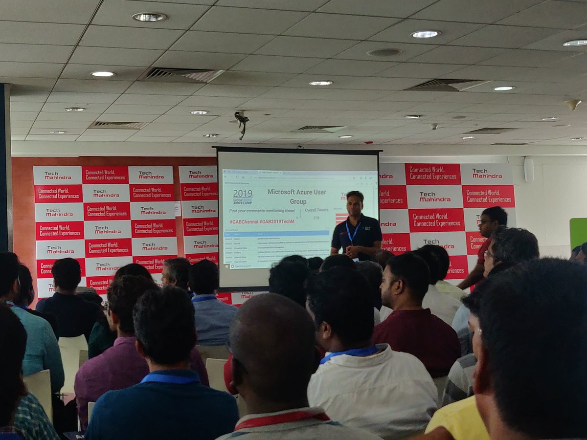mrinmaykumar03's tweet photo. Microsoft Azure Bootcamp 2019
#GABChennai #GAB2019TechM https://t.co/lWo63WdxAr