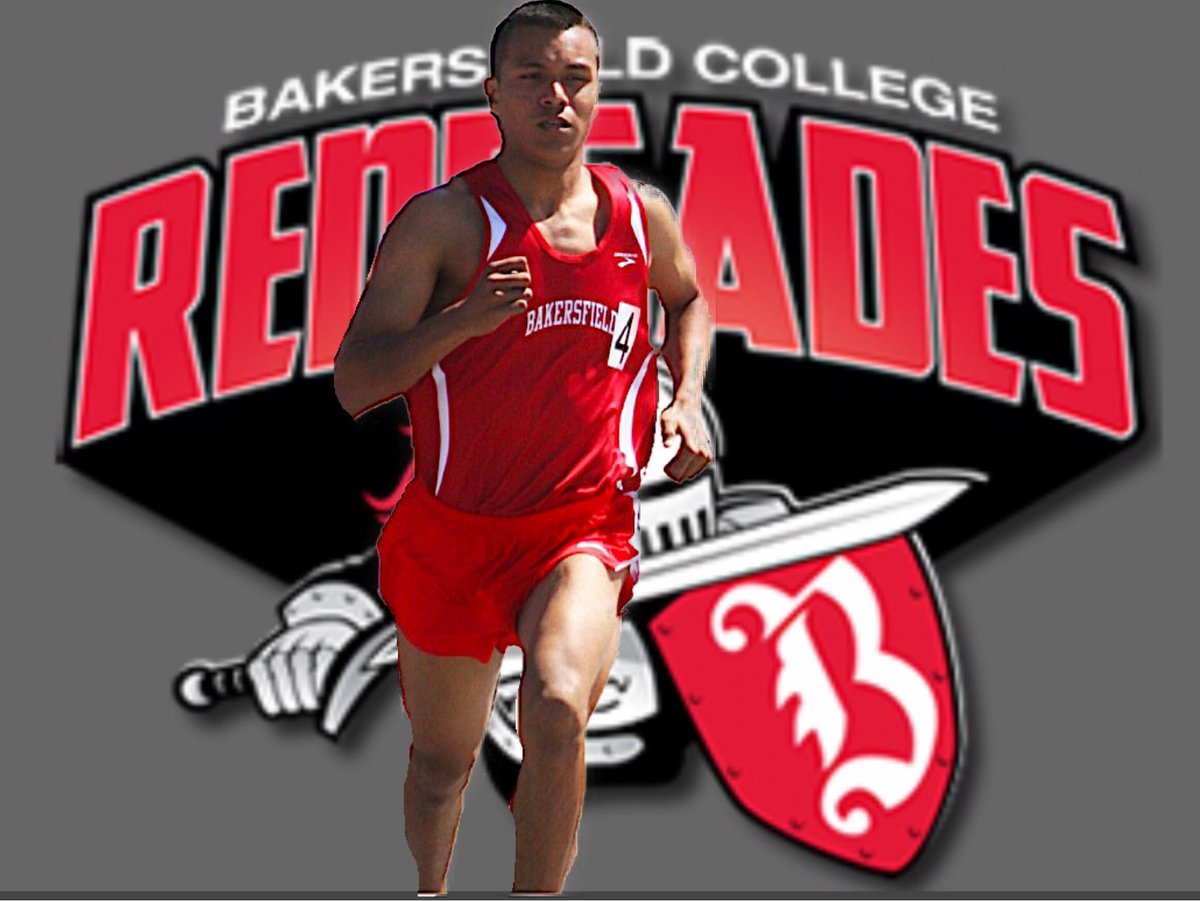 FieldHighland's tweet photo. Congratulations Highland Track and Field alum Justin Frando. 2nd place in the Western State Conference Championships representing Bakersfield College. https://t.co/q7qnQK3Gas