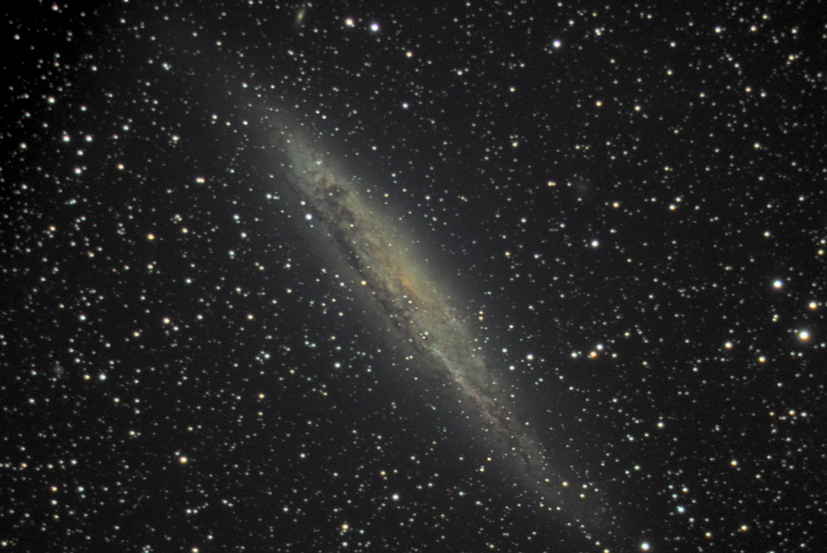 astrisSA's tweet photo. I’m not dead. Here is a shot of NGC 4945 I took a couple of days ago. I’m a bit rusty but you know, always learning. #Astrophotography #ngc4945 #astronomy https://t.co/7ytr0mXikY