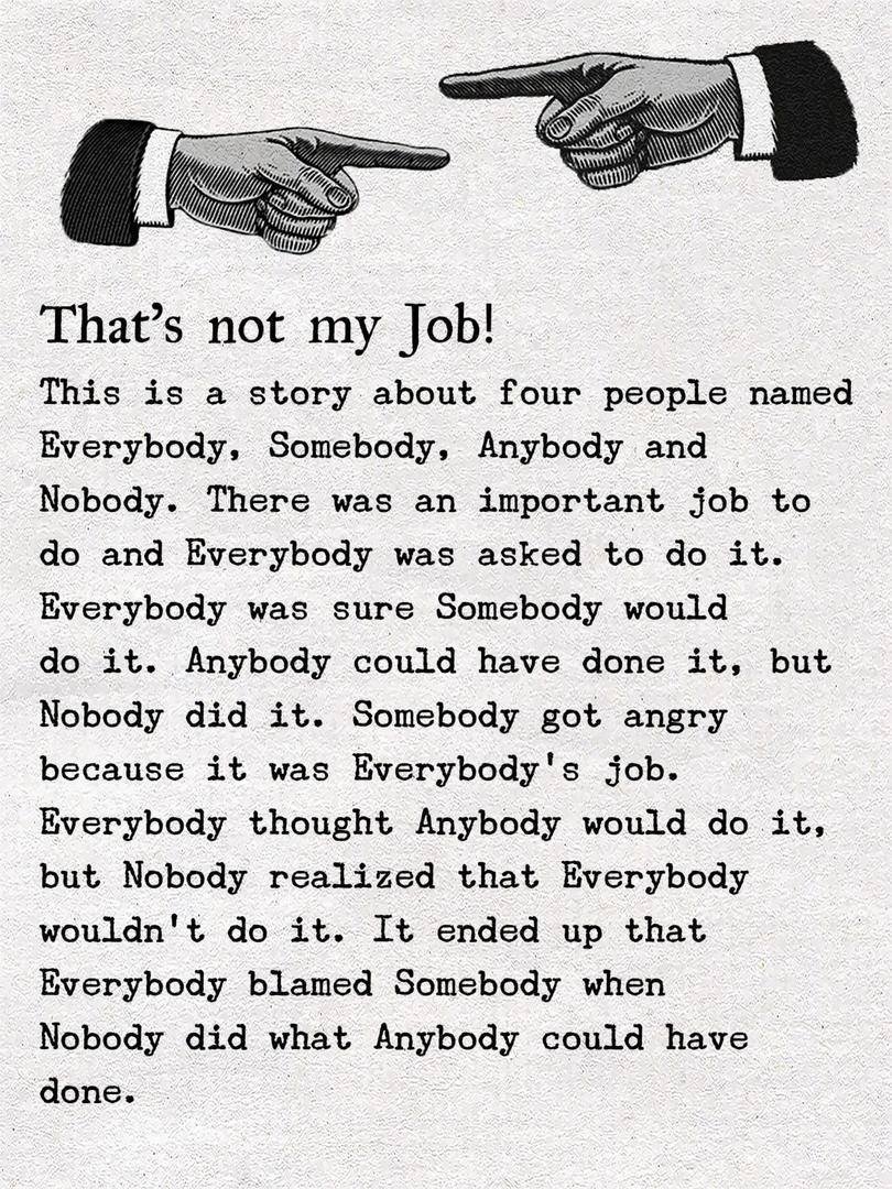 Who did the job? Hill cleaning services would have done it if we were in the loop, so get in touch  with Somebody at  hillcs.co.uk then Nobody will be left with dirty windows, Anybody can call or e-mail us, then Everybody will be happy with clean windows and gutters.