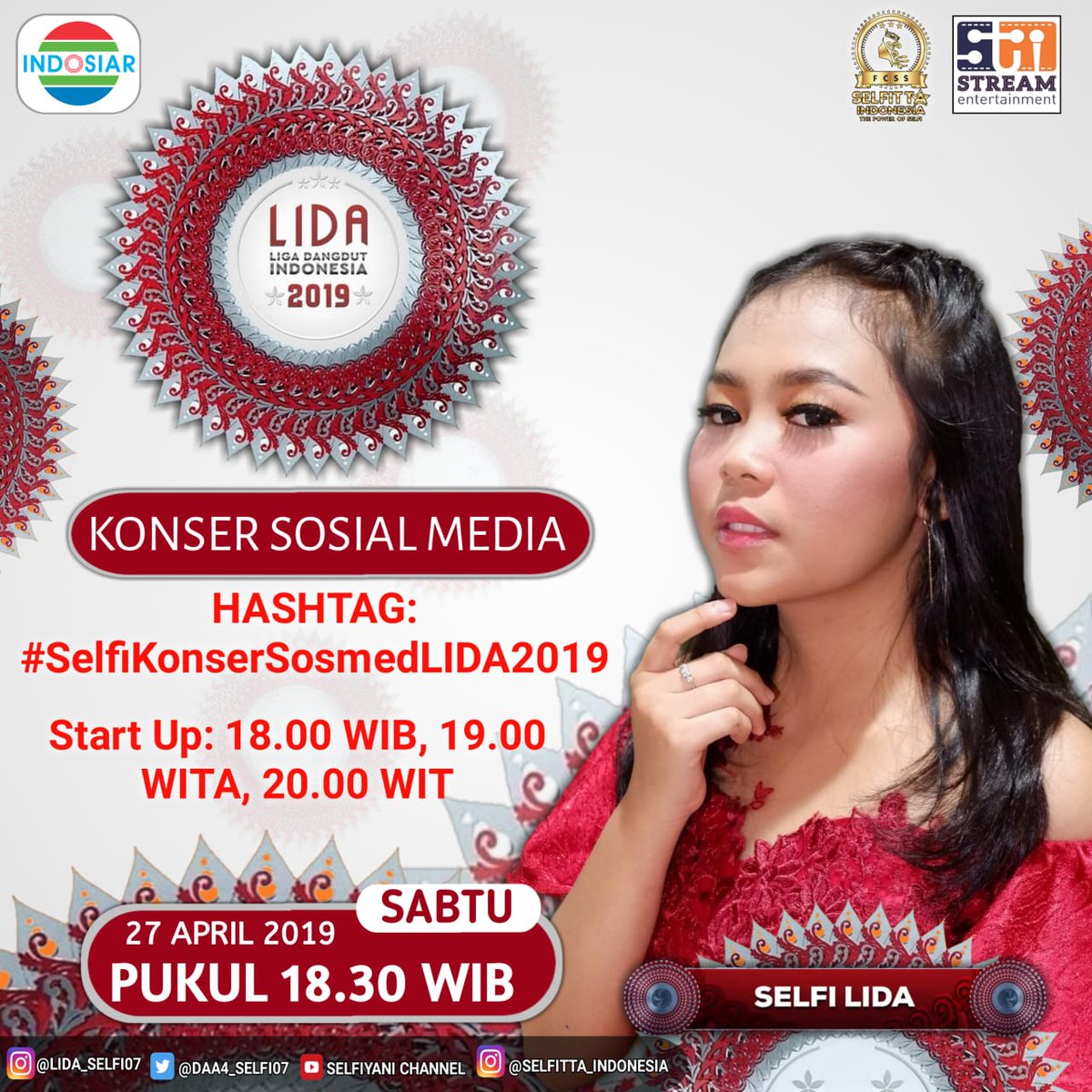 Bismillah
#SelfiKonserSosmedLIDA2019