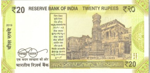 HiHyderabad's tweet photo. Reserve Bank of India will issue ₹ 20 denomination banknotes in the Mahatma Gandhi (New) Series. The base colour of the note is Greenish Yellow. All the banknotes in the denomination of ₹ 20 issued by the @RBI in the earlier series will continue to be legal tender. #Rs20Notes https://t.co/vF2PXVFa8r
