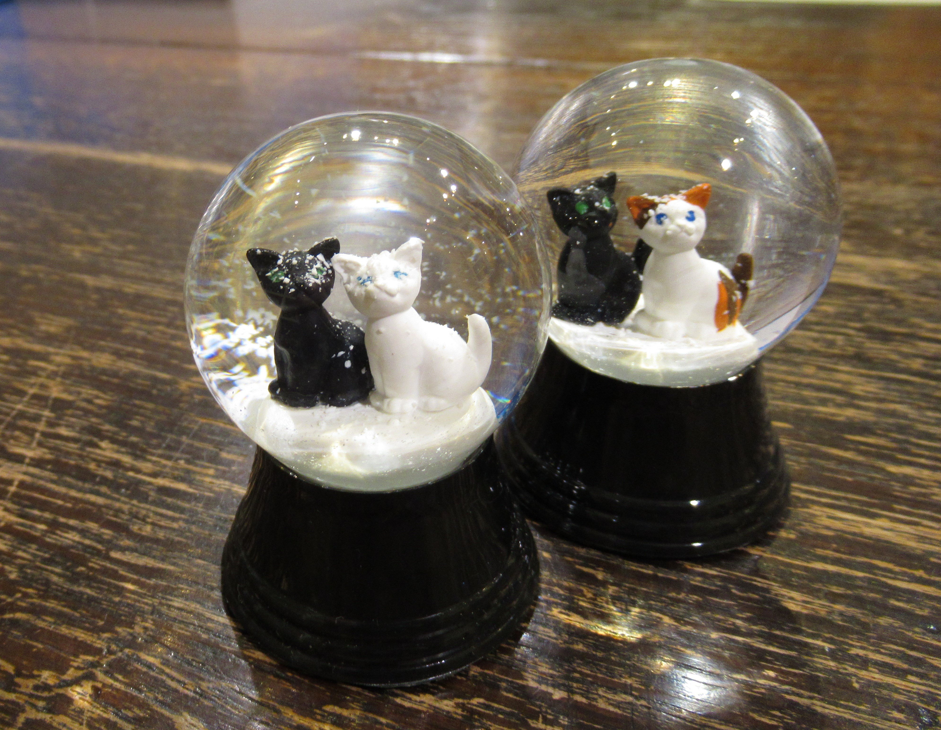 日本スノードーム協会 オーストリアperzy社のスノードームは黒猫と白猫 日本で長く親しまれている三毛猫風に白猫をペイントしてもらいました スノードーム美術館のみで販売しているスノードームです T Co E8vynf7til T Co M8n2p1bcko