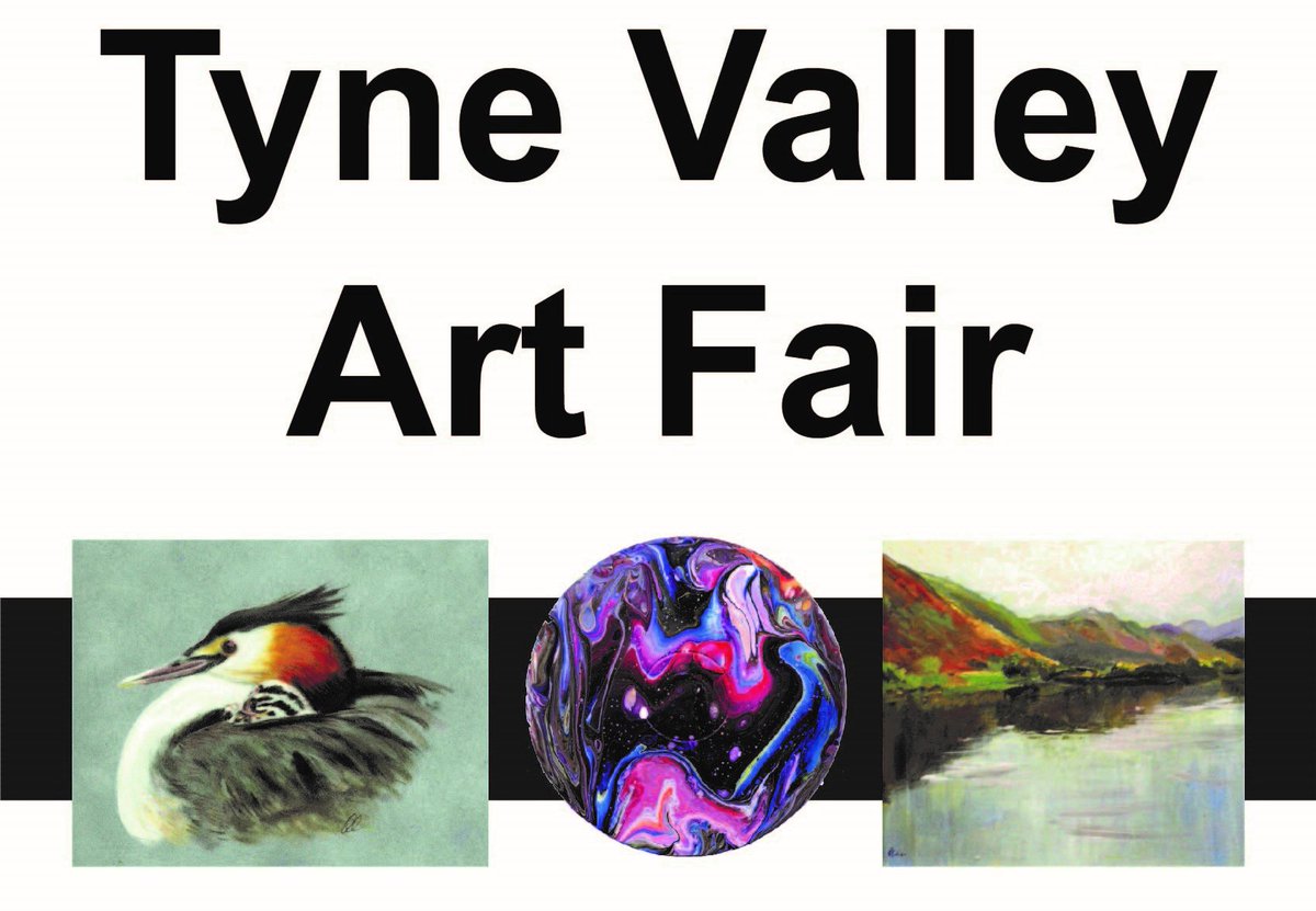 Looking for affordable works by Northumbrian artists? You'll find plenty at today's Tyne Valley Art Fair - Sat 27 April 10.30-4 ➡ Trinity Church Hall, Beaumont St, #Hexham. Free entry. #NEFollowers #TyneValley #Tynedale #art #inspiration