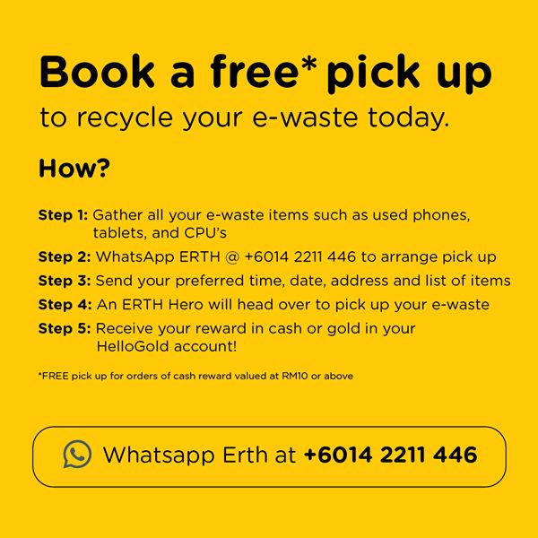 I came across HelloGold because of a recent campaign that you can get paid for recycling old electronics - you can choose by cash/gold rewards) 💰💵🔁💻🖨️🖥️⌨️📱

What is HelloGold?
vulcanpost.com/613734/gold-he…

ERTH X HelloGold: Turn Your e-Waste into Gold
erth.business.site/posts/65157963…