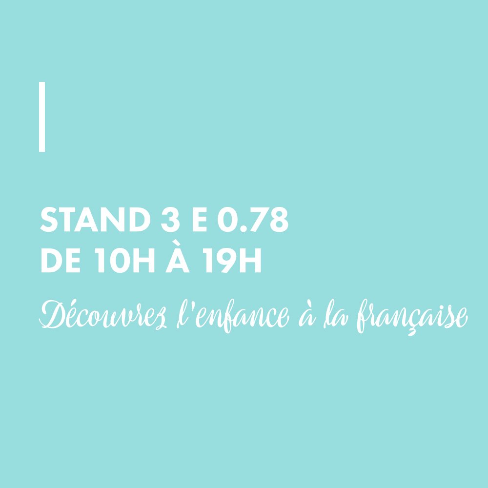 🔥C'est parti pour l'ouverture officielle de notre Popupsotre à la <a href="/foiredeparis/">Foire de Paris</a> !
Venez découvrir l'enfance à la française et notre programme rempli de surprises !
#foiredeparis