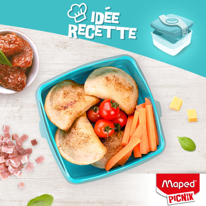 [Les recettes Picnik]​
Grâce aux nouvelles boîtes à déjeuner Maped Picnik, vos enfants transportent vos meilleures recettes partout 🙂​
En voici une qui leur plaira​
👉🏼 bit.ly/RecetteChausso…