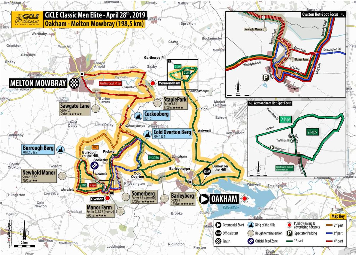 A new route for the 15th Rutland-Melton International <a href="/CiCLEClassic/">CiCLE Classic Col</a> this Sunday. Join us in Oakham market place for the start at 11am and pass through at 12.20. Hear more about this international race on our doorstep across the weekend, plenty of great places to see the race too!