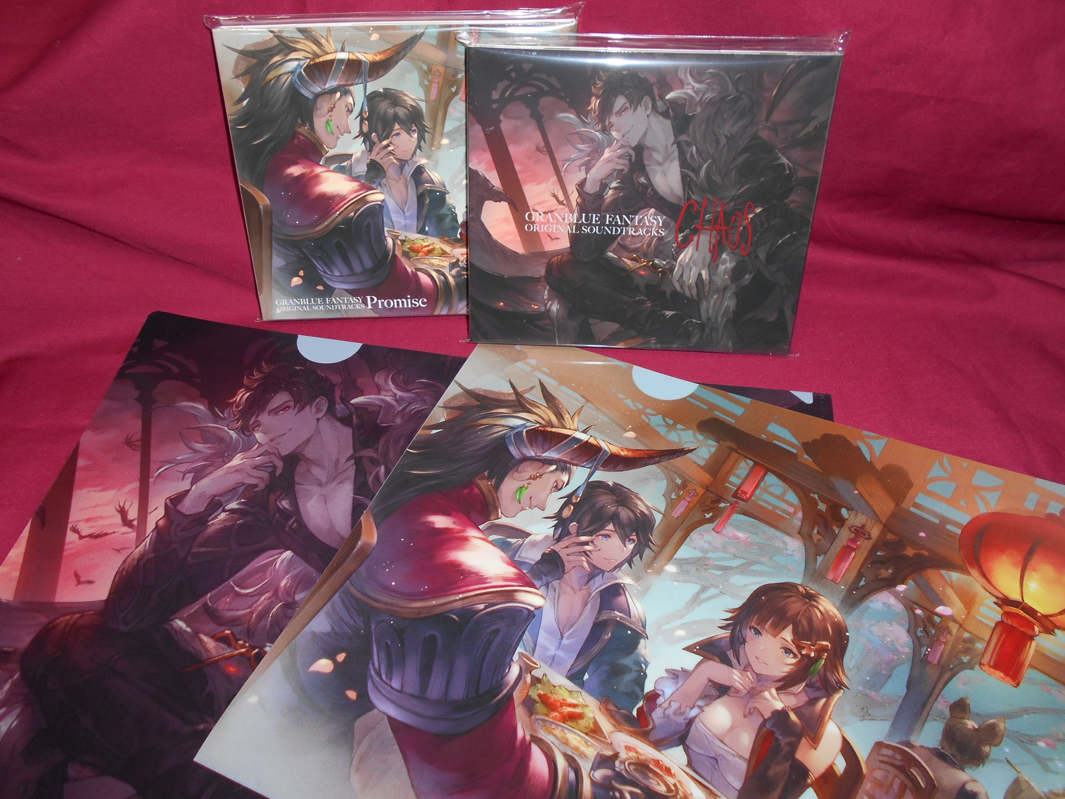 アニメイト渋谷 グラブル Granblue Fantasy Original Soundtracks Promise Chaosが大好評発売中 今なら美麗イラストの特典クリアファイルが付きます 本日から無料10連ガチャが始まりましたね この10連休はサントラ 特にオススメはchaosのparade S