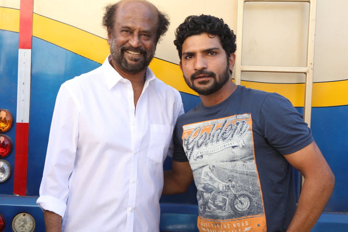 Jithin Sharma The Bollywood Actor Spotted In The Sets Of Superstars Darbar