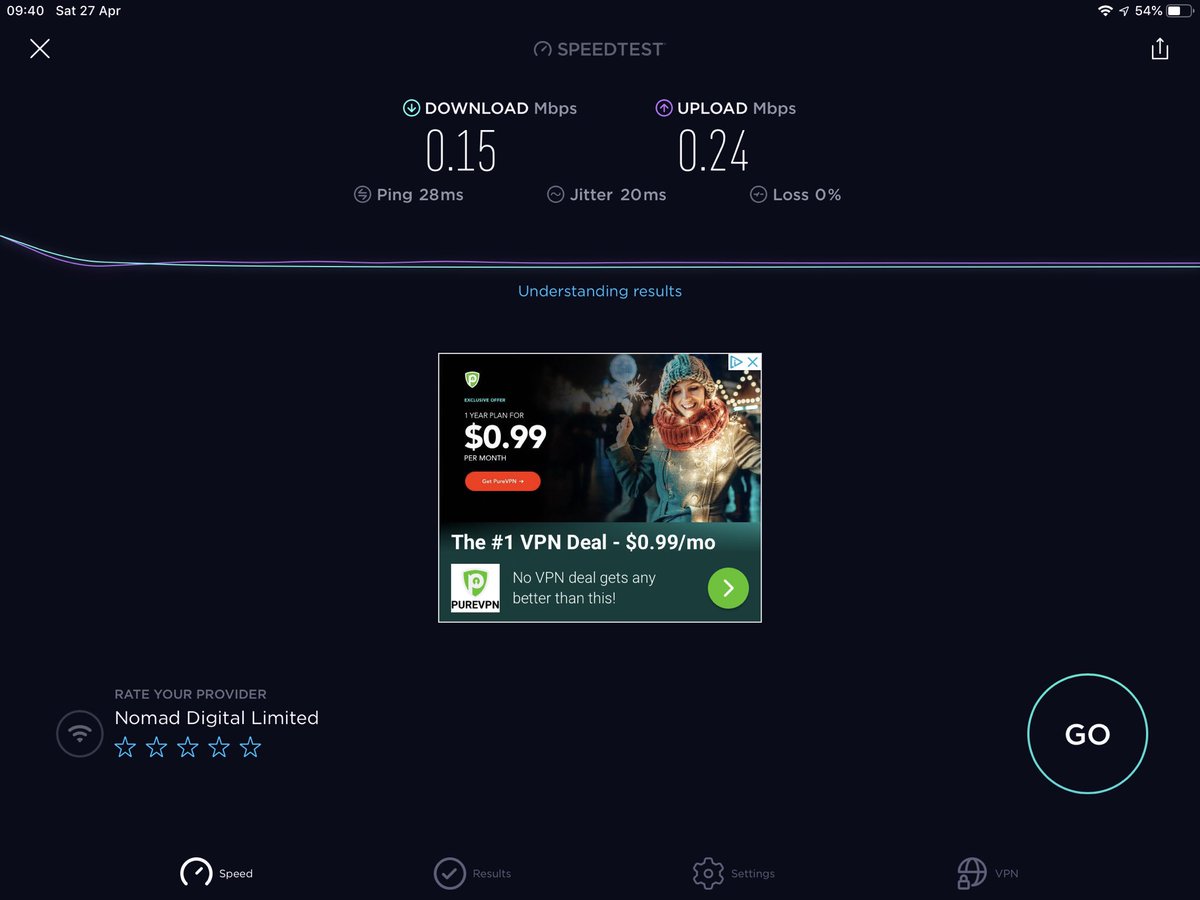 bobwootton's tweet image. Dial-up speeds on (delayed) #GWR train to Exeter this morning.

#techrealitycheck