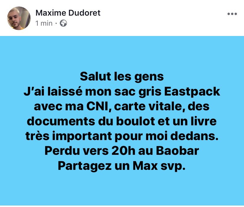 bakeuddrt's tweet photo. #Amiens partagez à fond svp. #Baobar https://t.co/KPPKlACJYM